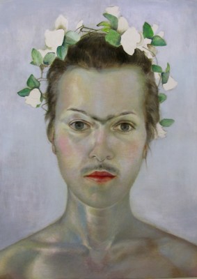 "Homage à Frida Kahlo", Acryl auf Leinwand, 140 x 100 cm, 2012
